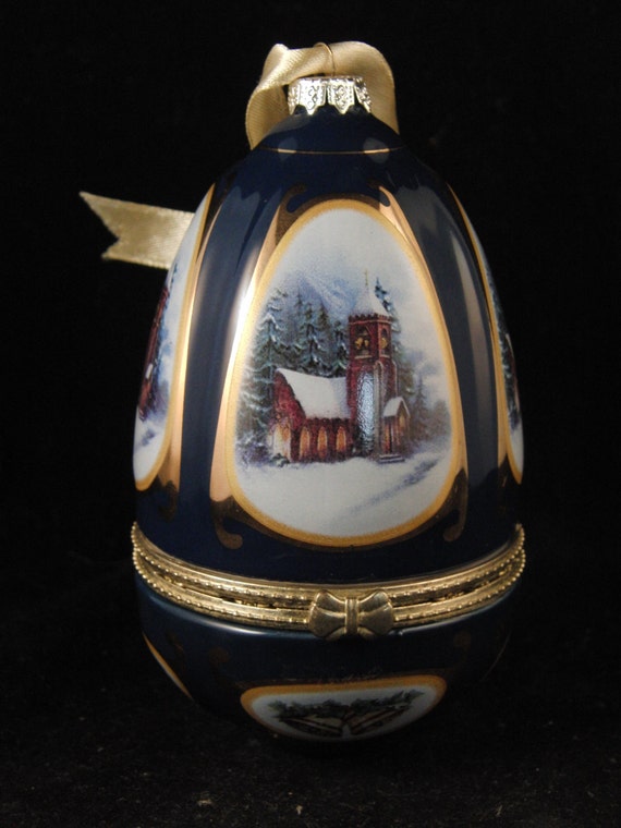 Mr. Christmas egg musical ornament