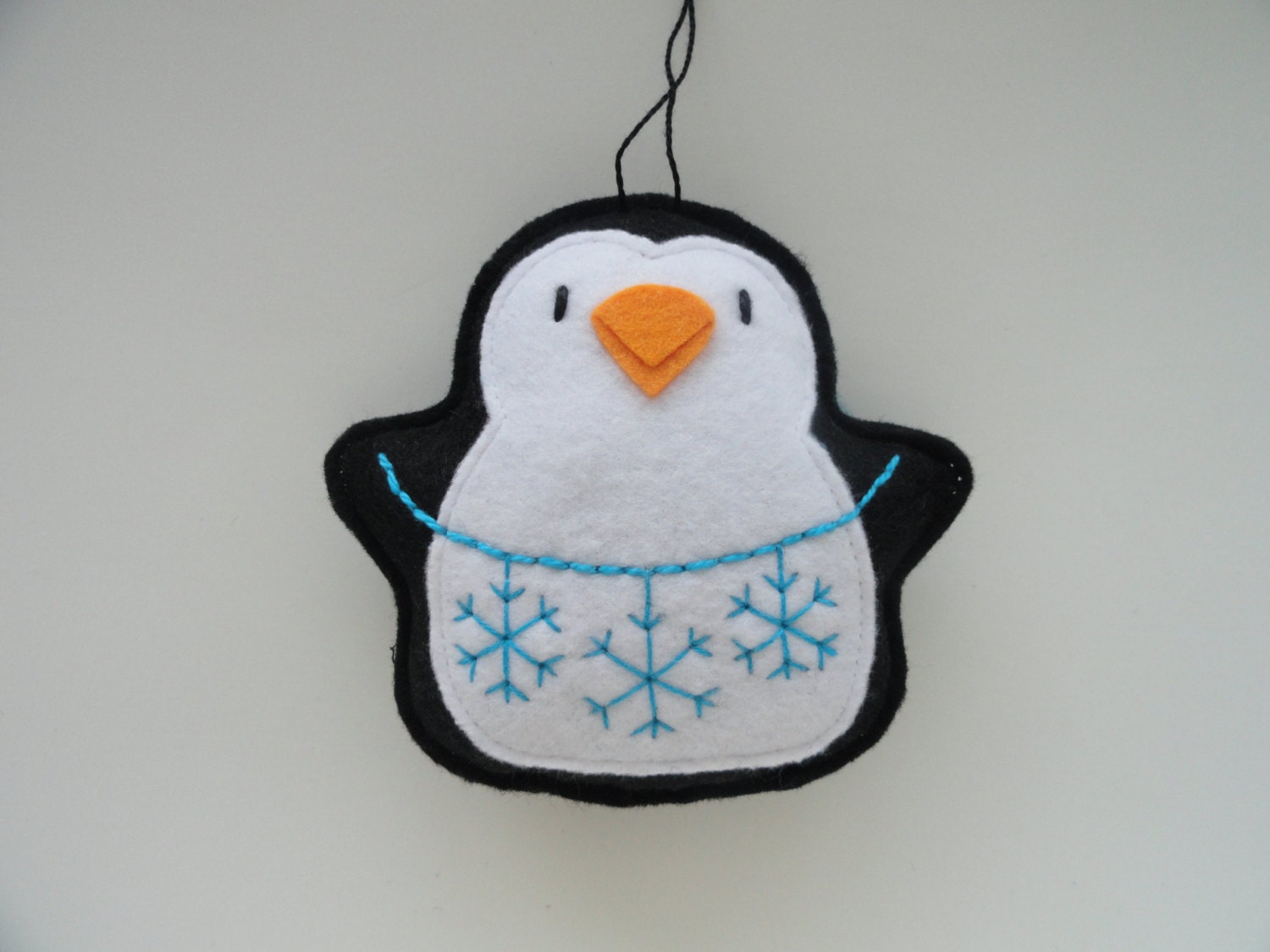 Penguin Snow Day OrnamentsFelt by GingerSweetCrafts on Etsy