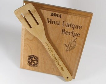 Chili Cook Off, 1 Award Plaque, Bake Off, Wood Plaque, Cooking Contest Trophy, Cook Off Trophy