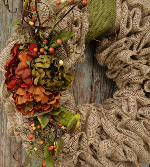 Autumn Interchangeable Wreath AttachmentFall by WhimsyChicDesigns