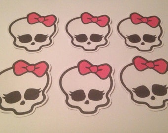 Monster High Skulls -Die Cuts- 4"