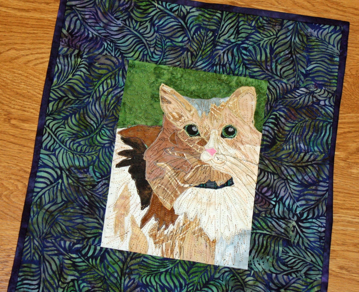 cat-portrait-quilt-textile-wall-hanging-original-fiber-art