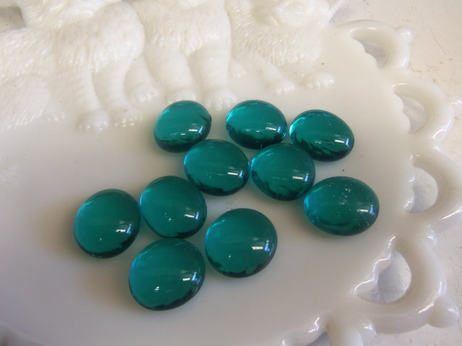 20 Pounds Supply Teal Blue Glass Gems For Crafts and Vase Fill