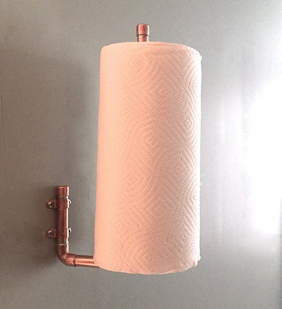Vertical Wall Mount Paper Towel Holder pipe paper towel holder industrial kitchen design copper Vertical Wall Mount Paper Towel Holder pipe paper towel holder industrial kitchen design copper