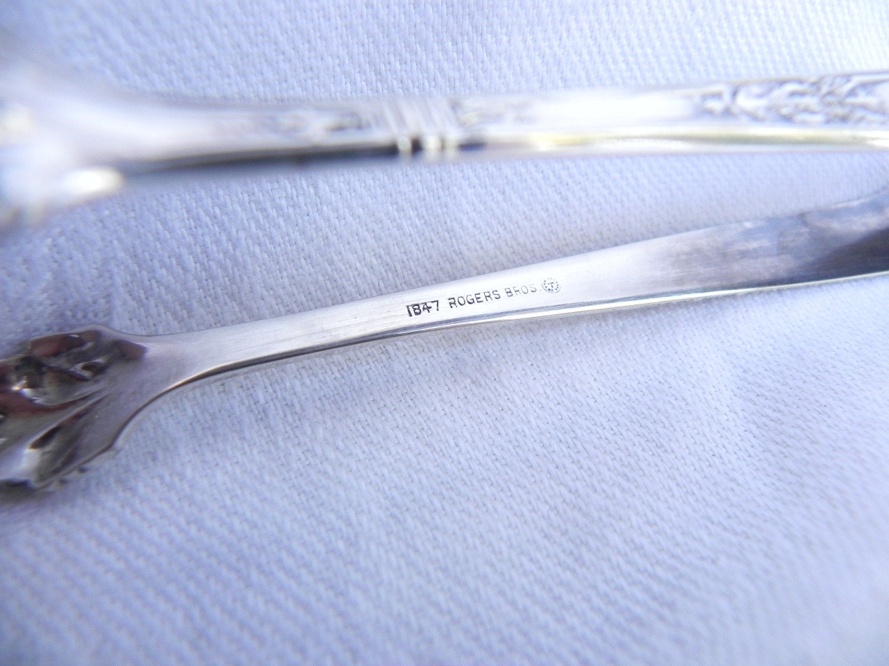 Vintage Sugar Tongs Silver Plate Marked 1847 Rogers Bros. in