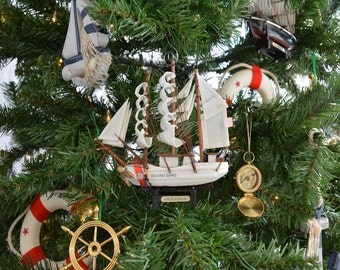 Brass Nautical Sextant Christmas Tree by NauticalBeachDecor
