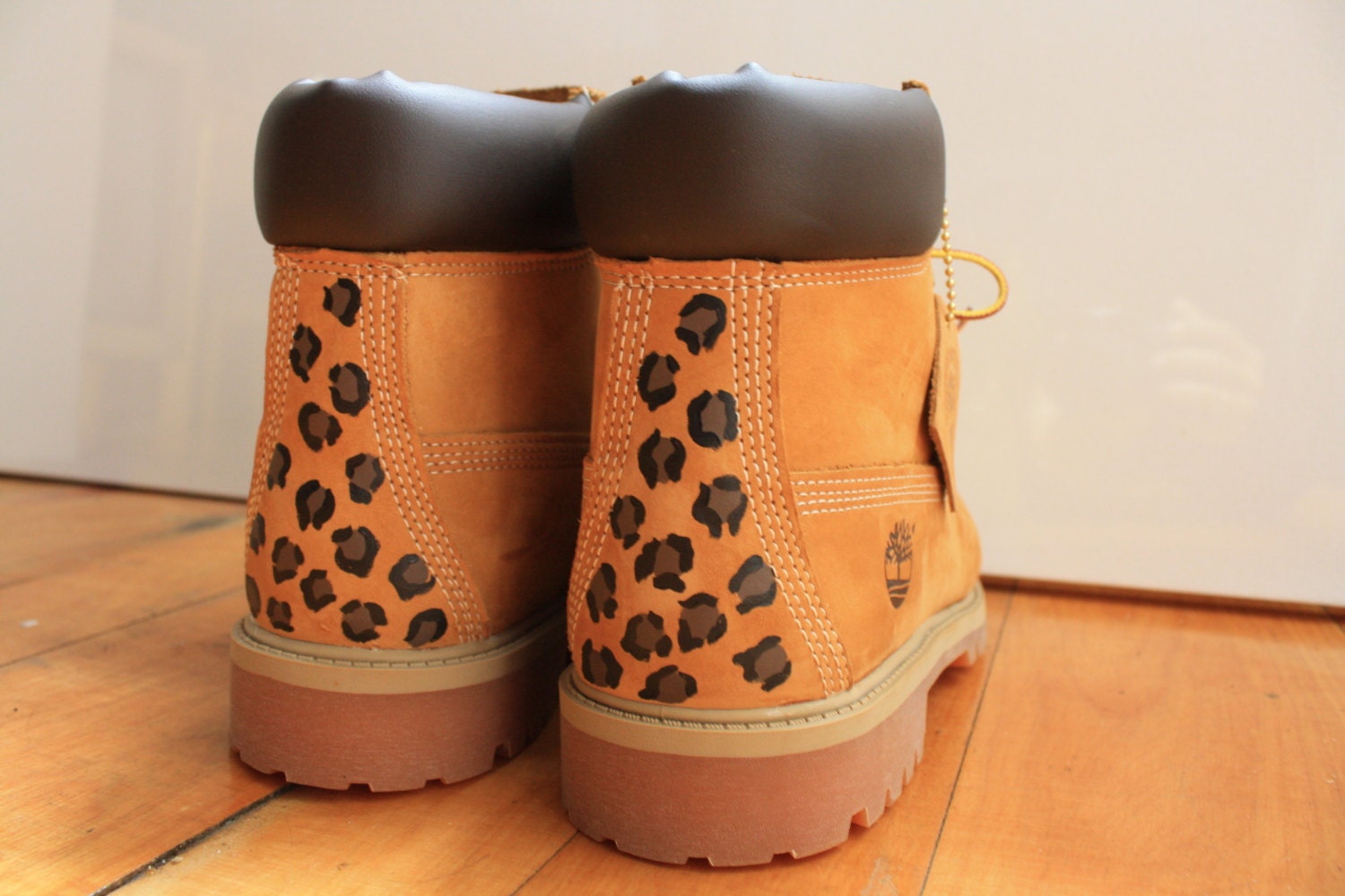 cheetah timberland boots