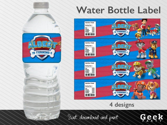 paw patrol water