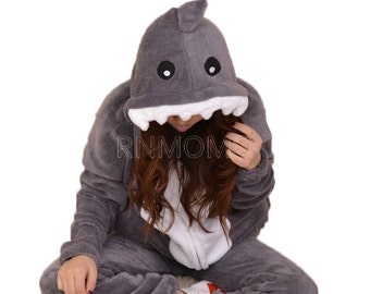 shark Hoodie for Men Women Totoro Costume Totoro Cosplay Pattern Big Face Cotton Kigurumi Totoro