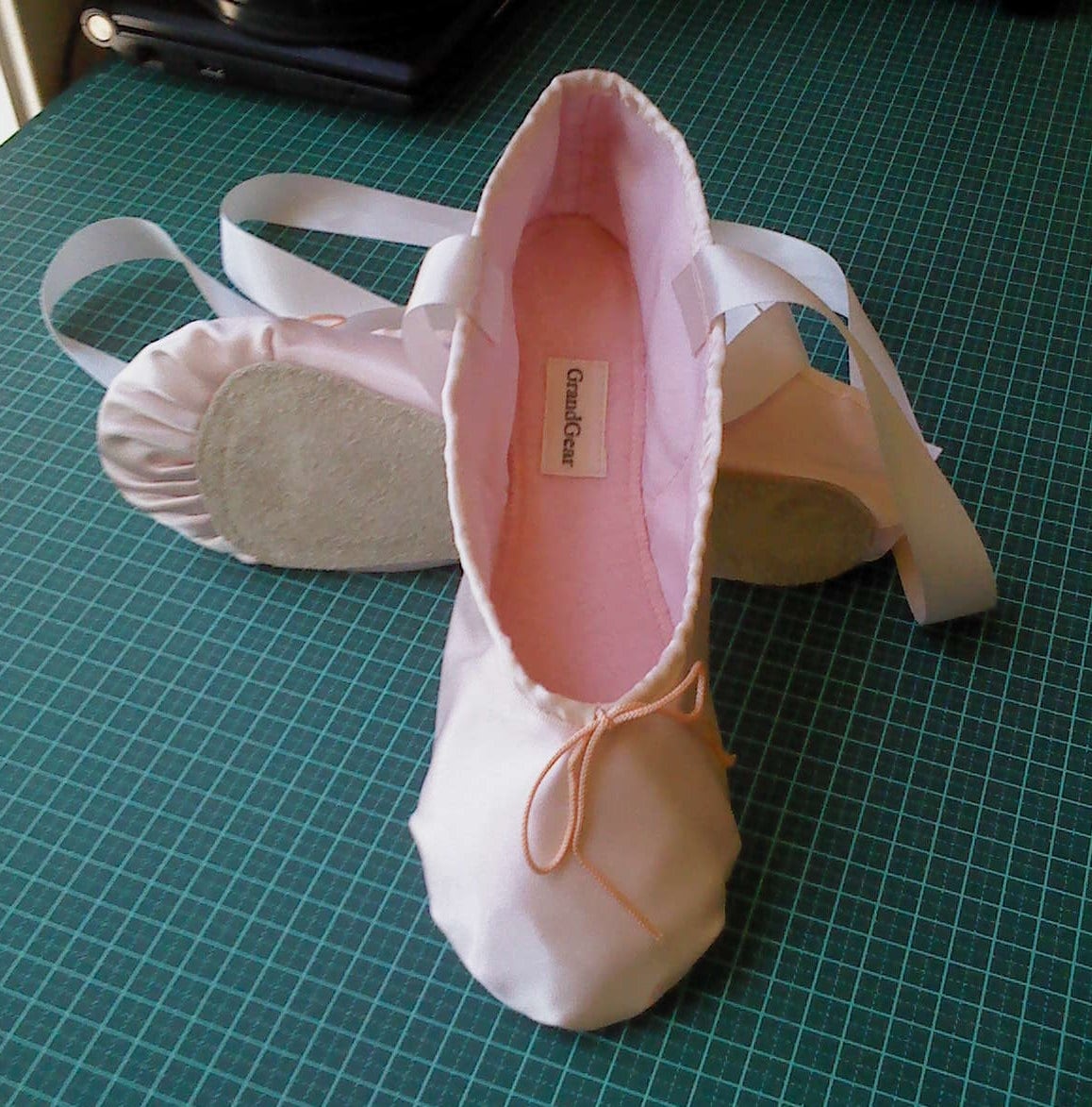 Ballet Pink Satin Ballet Slippers Adult Sizes Full By GrandGear   Il Fullxfull.660898180 Okze 