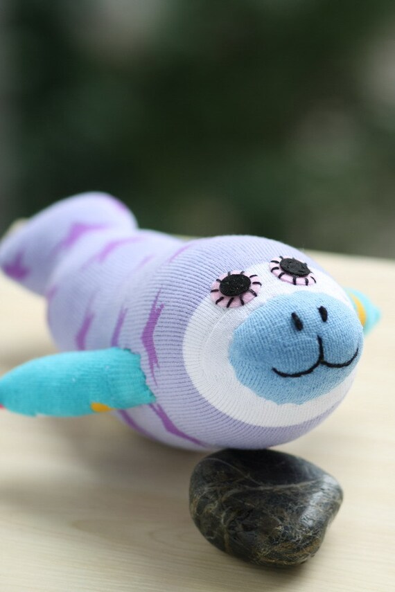 stuffed manatee toy