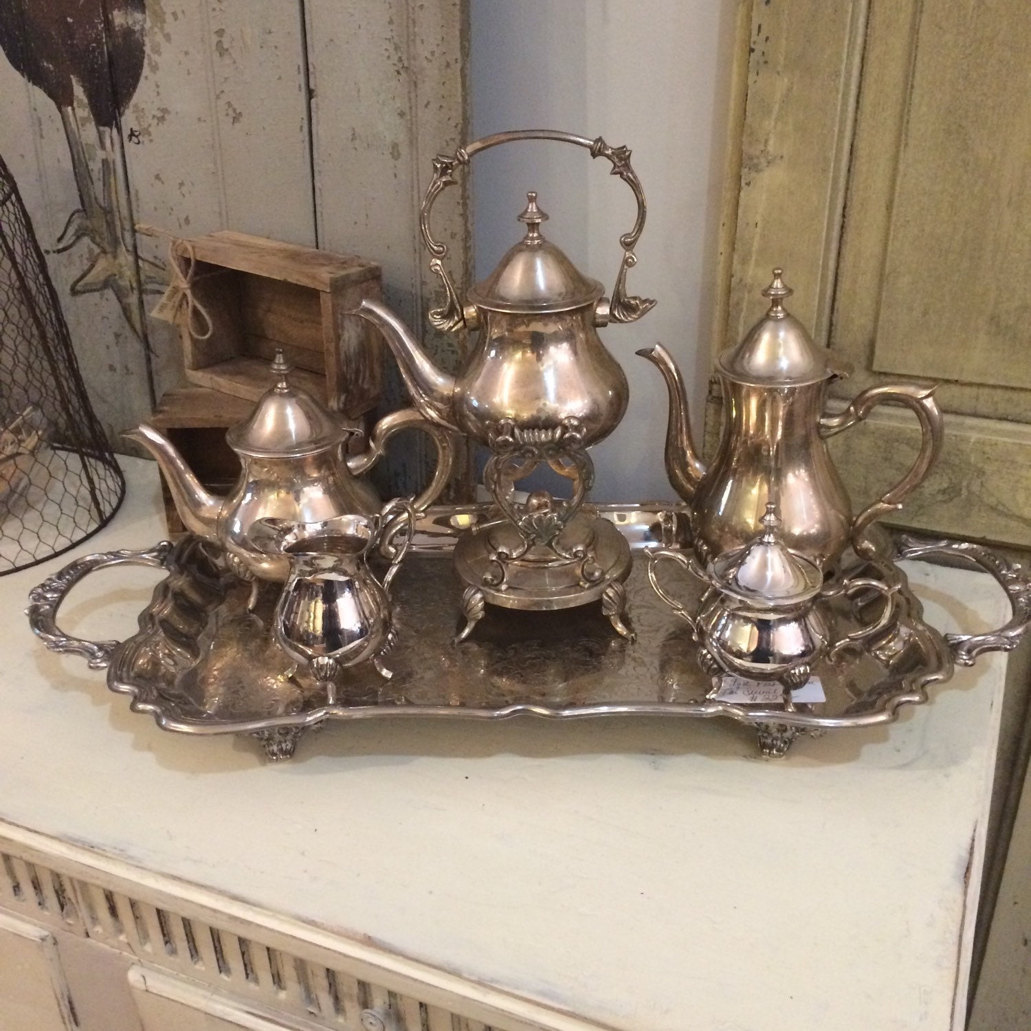 Silver Plated Tea/Coffee Serving Set Haute Juice