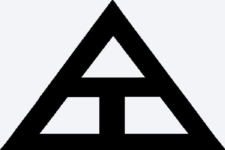 Triangle Fraternity Sticker by TheOpenCanvas on Etsy