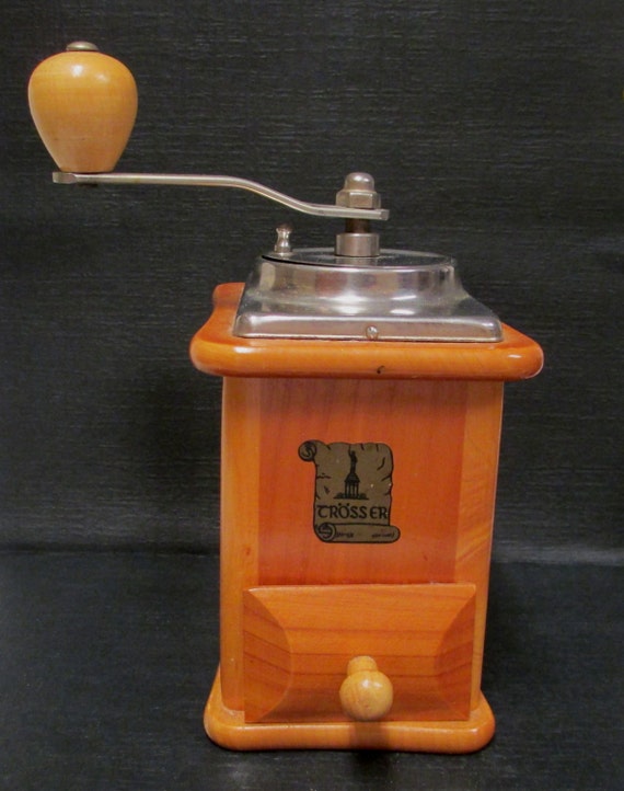 Vintage Trosser Coffee Grinder West Germany 1960s by retrogal415
