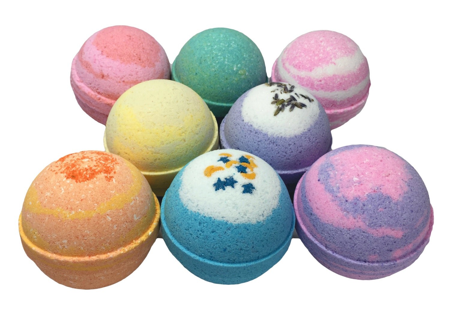 8 Bath Bombs Mothers Day Mix Personalized by TwoSistersSpa