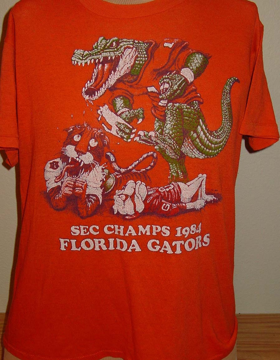 vintage 1984 Florida Gators SEC football t by vintagerhino247