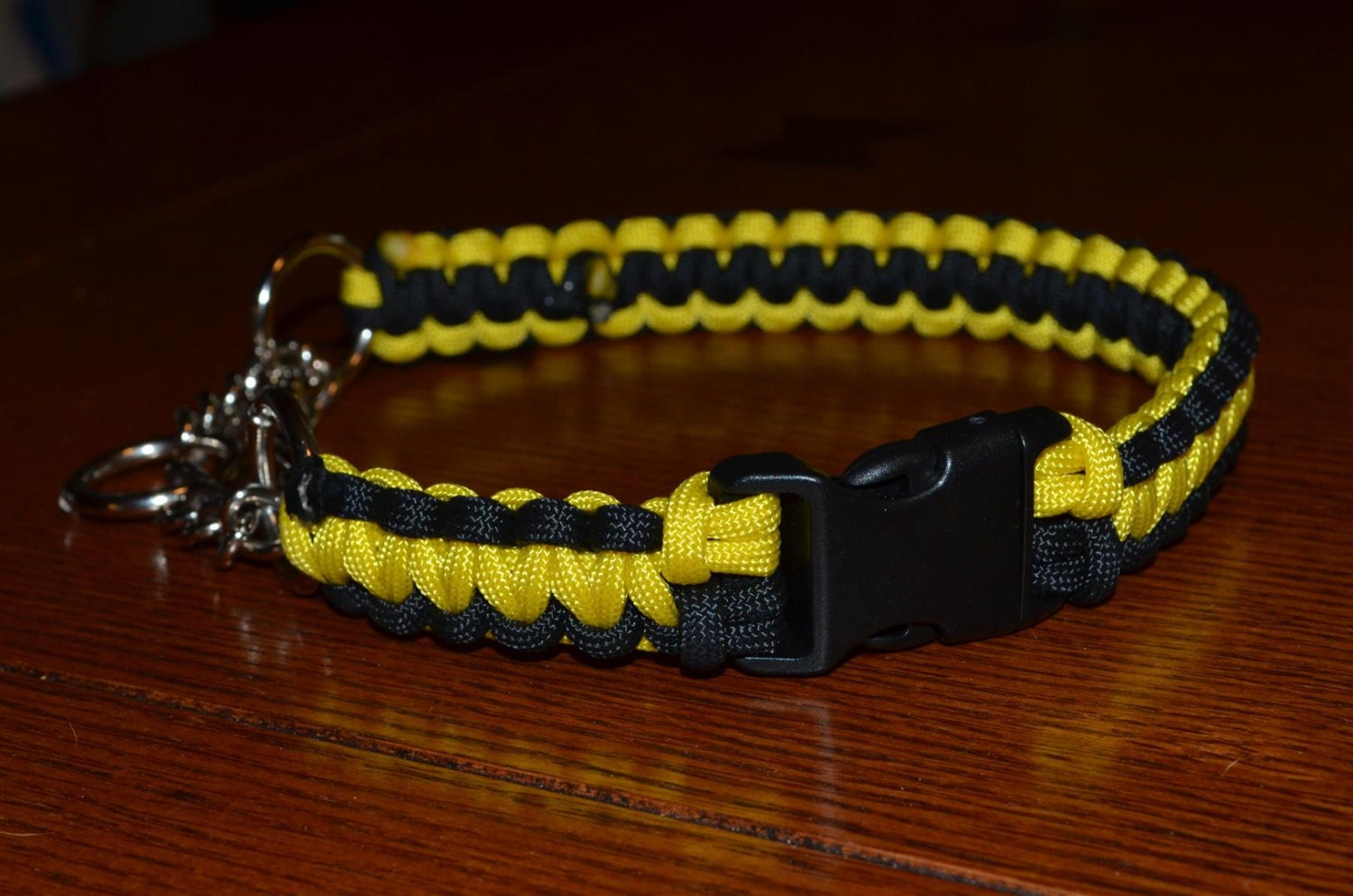 Paracord Martingale Dog Collar with Buckle by SecondEditionDesign