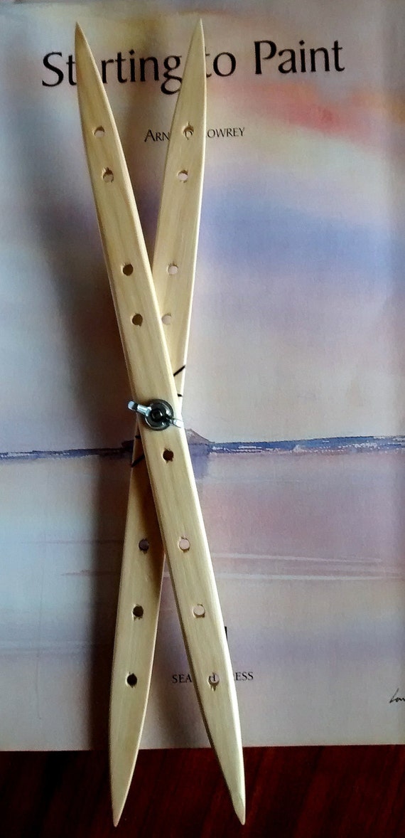 Proportional Dividers for artists. Pine wood.