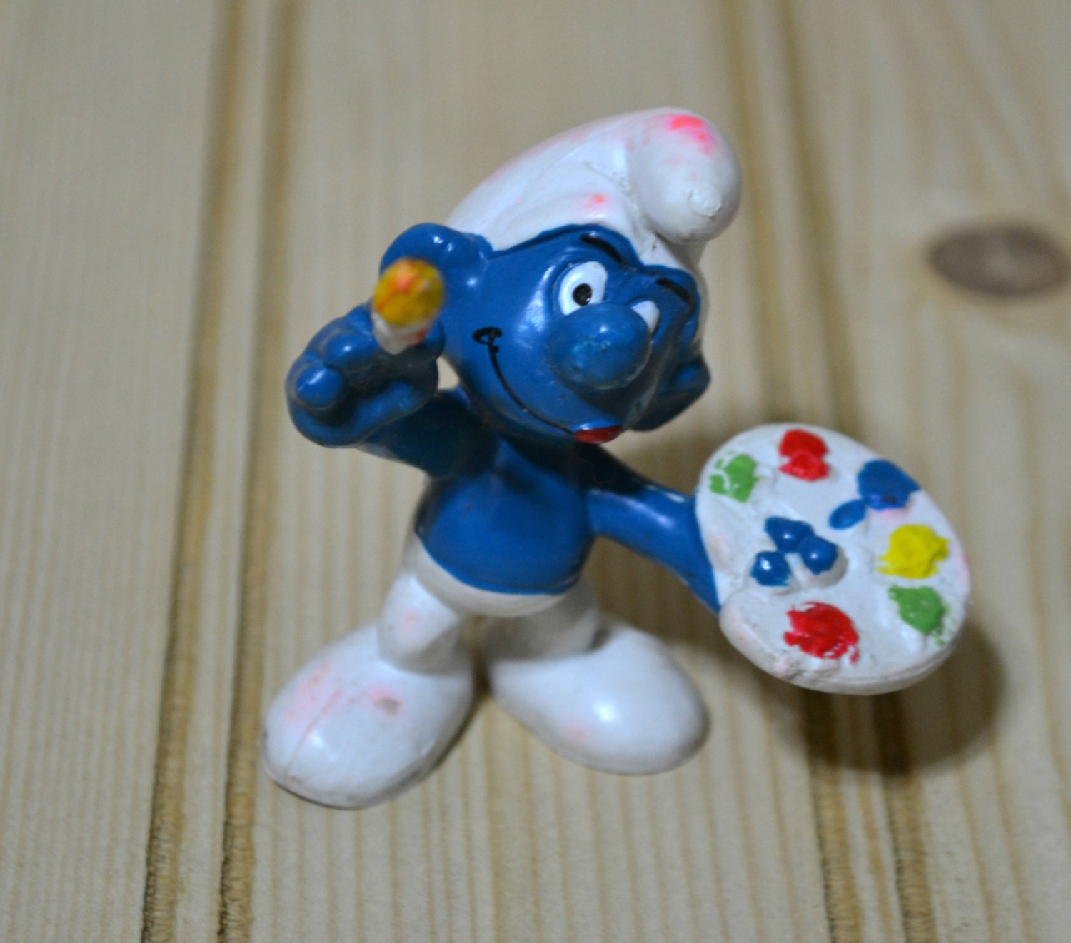 old smurf figurines