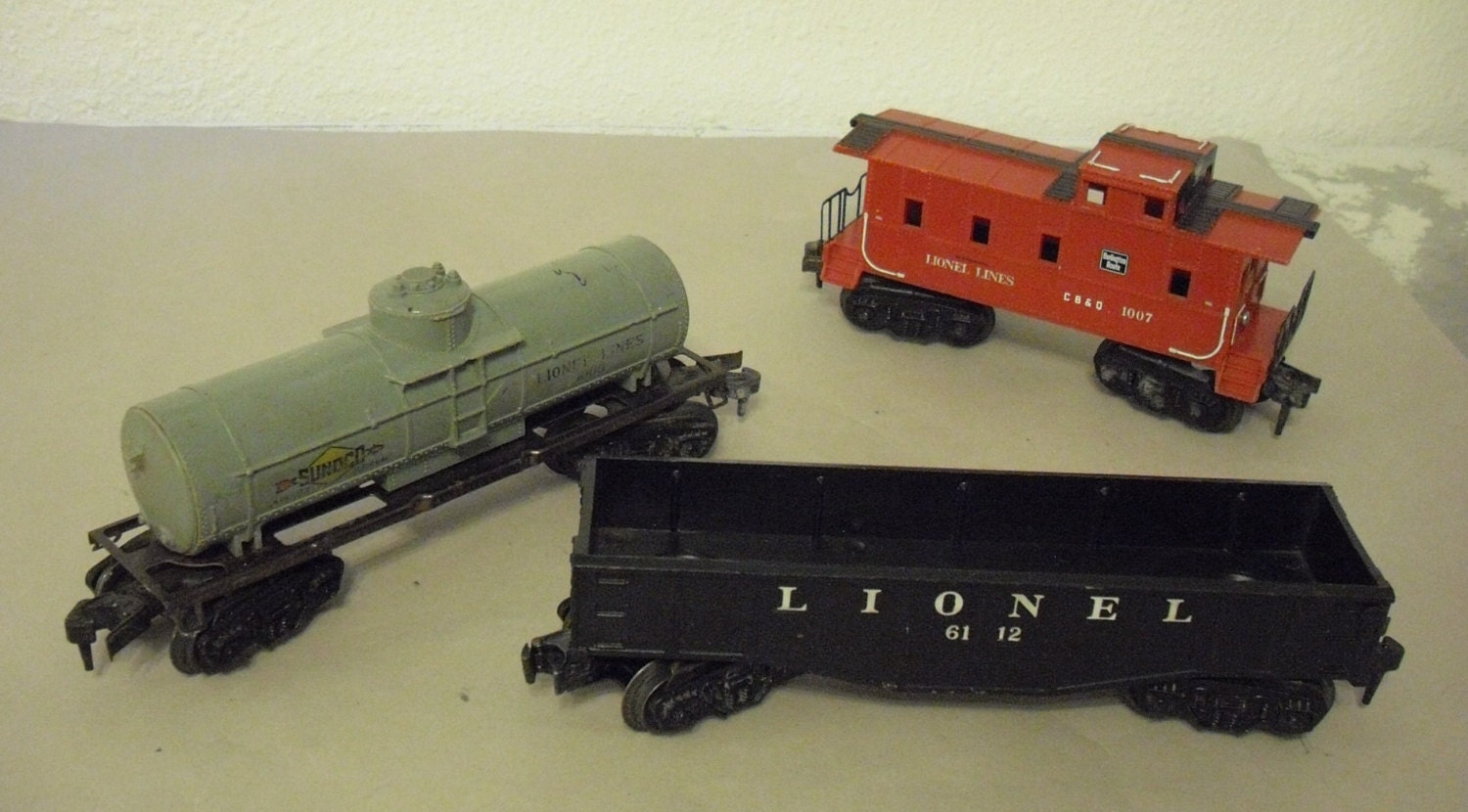 Lionel Scout O27 Freight Cars & Caboose by aylasantiques on Etsy