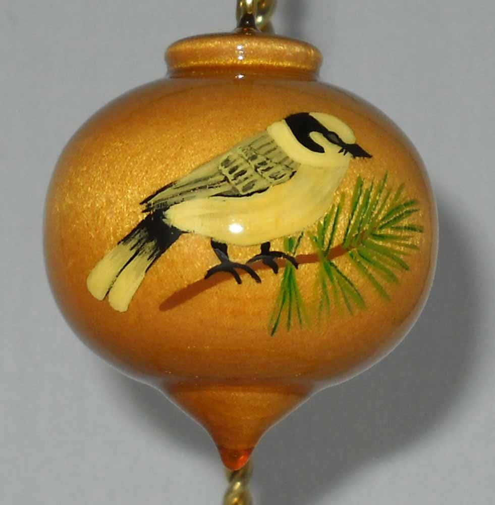 bird ornament hand painted gray jay wooden christmas bird ornament hand painted gray jay wooden christmas