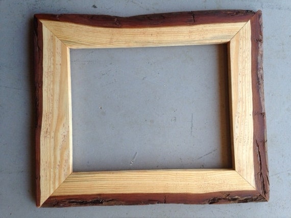 8x10 Pine Bark Picture Frame By Jonesframing On Etsy