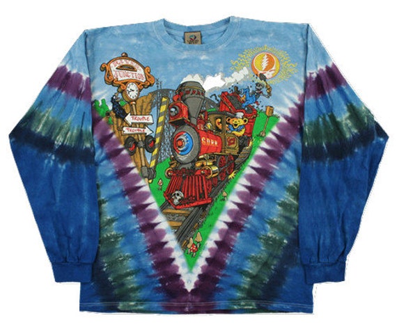 grateful dead long sleeve tie dye shirt