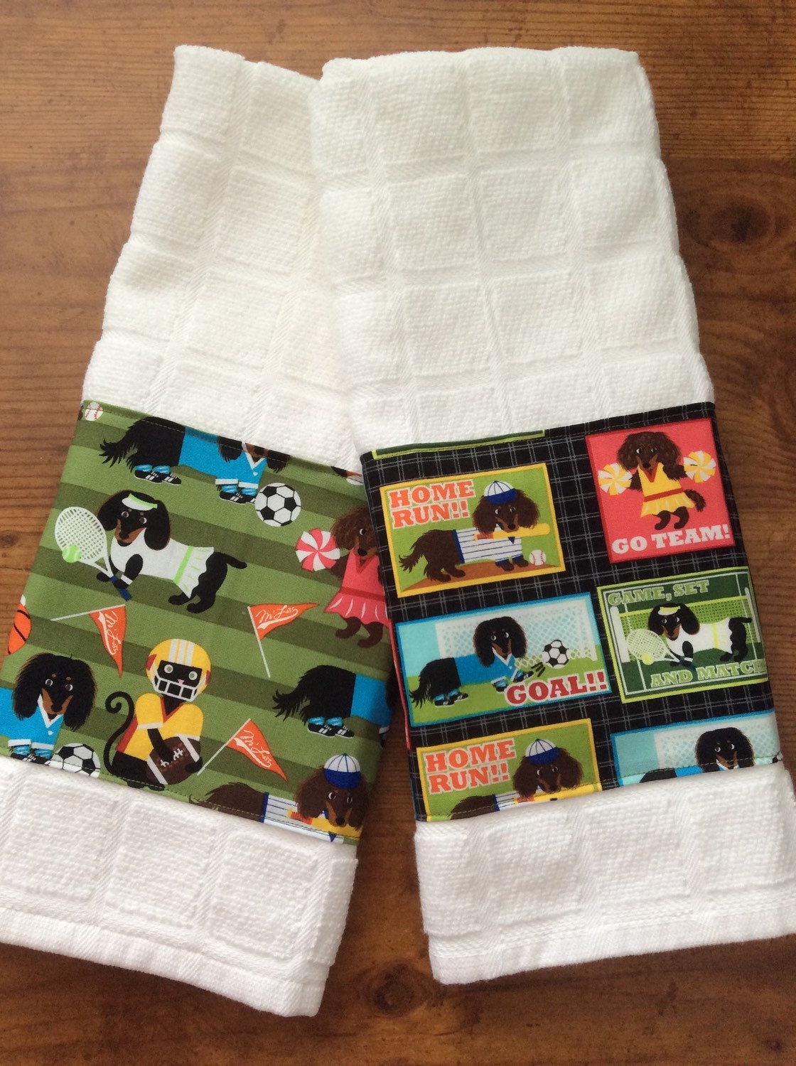 Dachshund kitchen towels dog kitchen towels bar towels