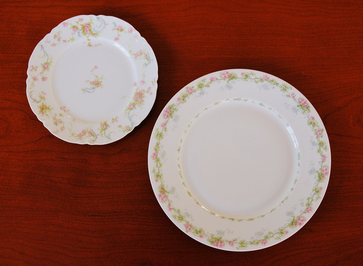 4 Guerin Limoges Dinner Plates Wm Guerin by CobblestonesVintage