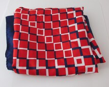 Popular items for red white blue scarf on Etsy