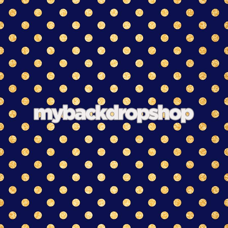 Navy Blue Gold Glitter Background
