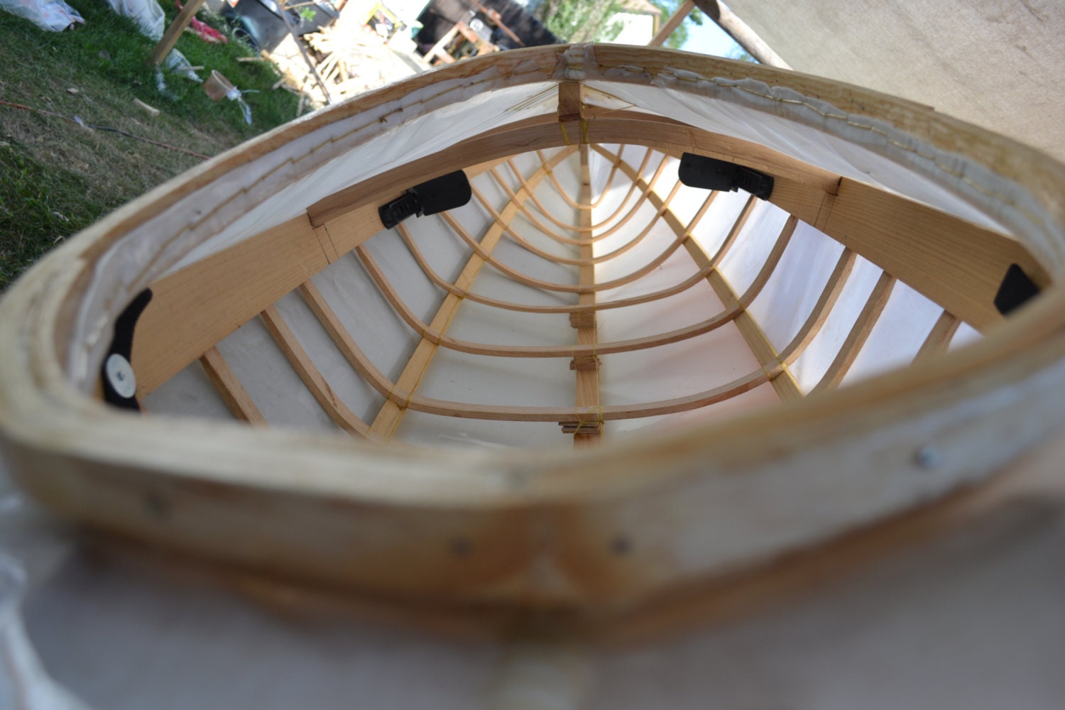 Custom Skin on Frame Kayak Wooden Sea Kayak Canoe Wooden