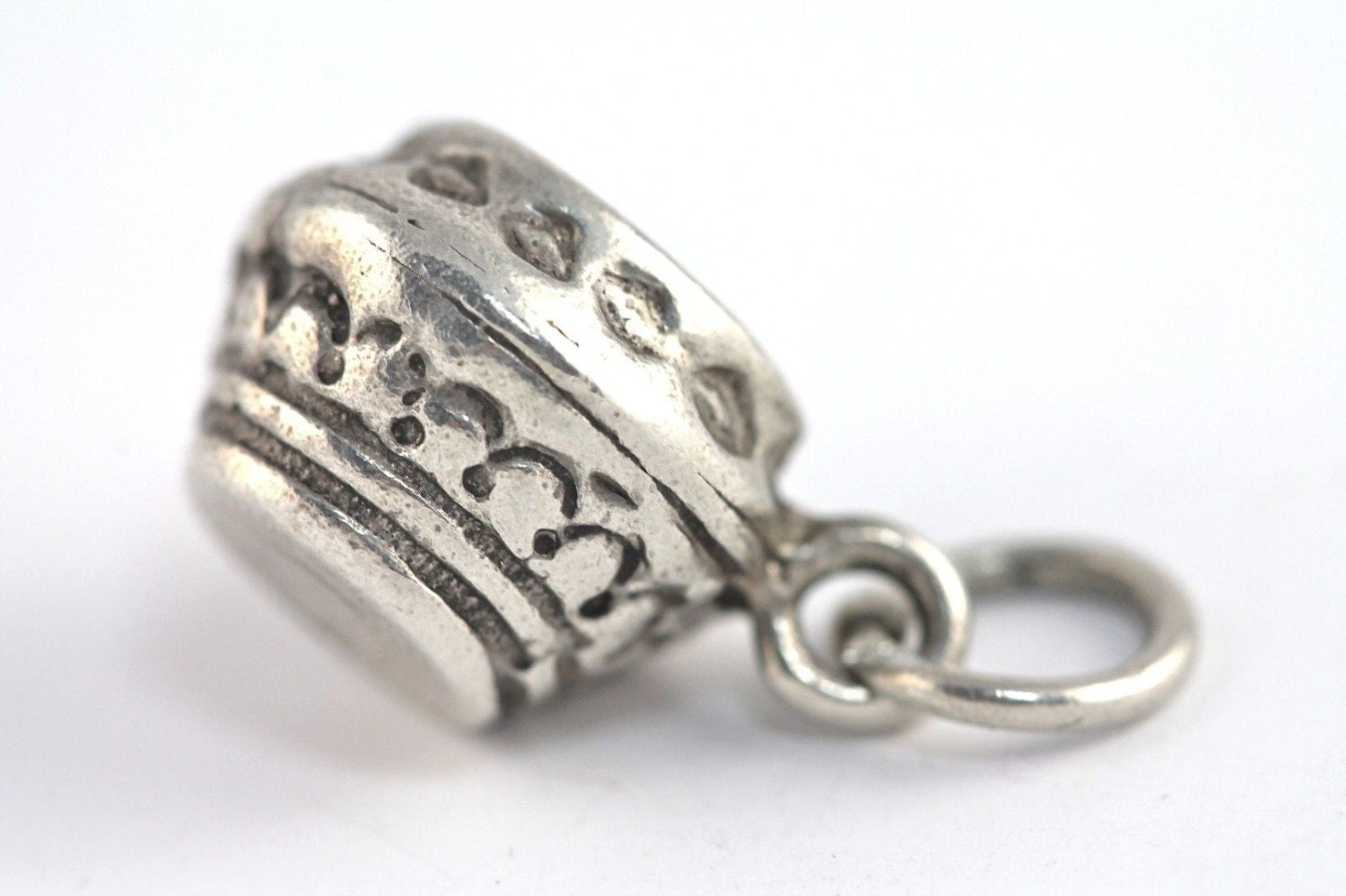 Sterling Silver Indian or Mexican Pot Charm by Yourgreatfinds