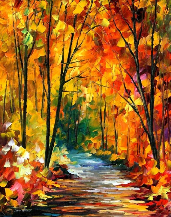 Nature Painting Hidden Emotions Scenery Oil by AfremovArtStudio