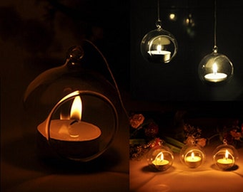 HOT Home Decoration Hanging Terrarium Hanging glass container Hanging Candle holder Wedding Decoration Centerpieces
