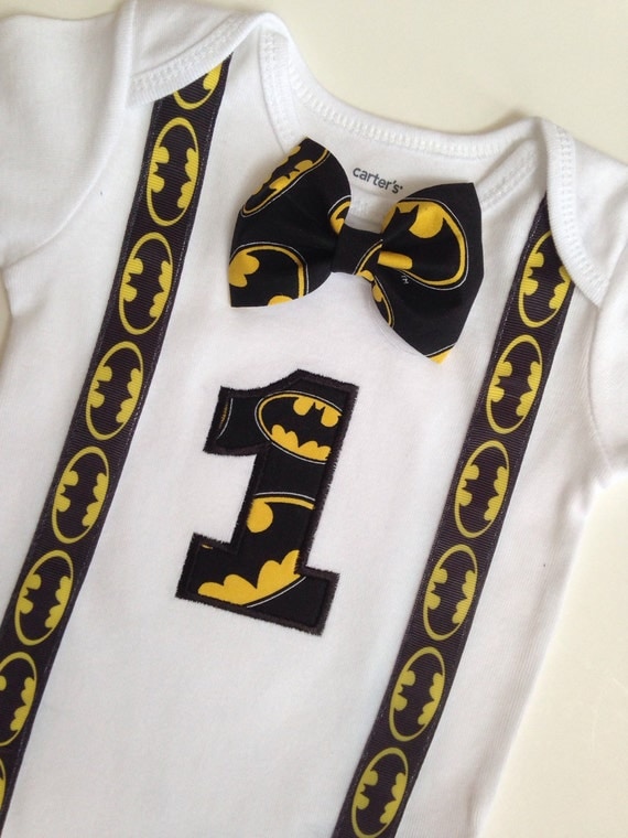 batman 1st birthday shirt