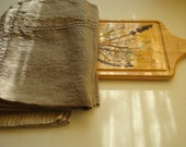 Rustic Linen tea towel Kitchen towels french stonewashed linen towels  set of 2 pcs