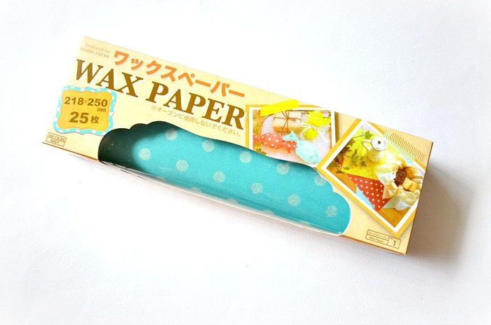 wax paper for food