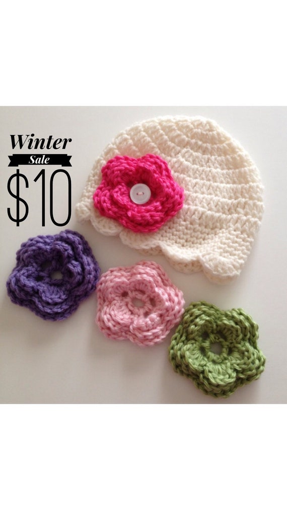 Baby Girl Hat Baby Hat Newborn Hat Crochet Hat Photo by ...