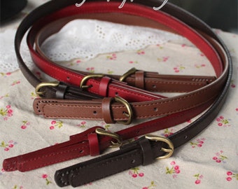 1Pc 70x1.5cm Adjustable leather purse handles,leather handles,bag handles,leather bag handles,handbag handles,leather handbag handles buckle