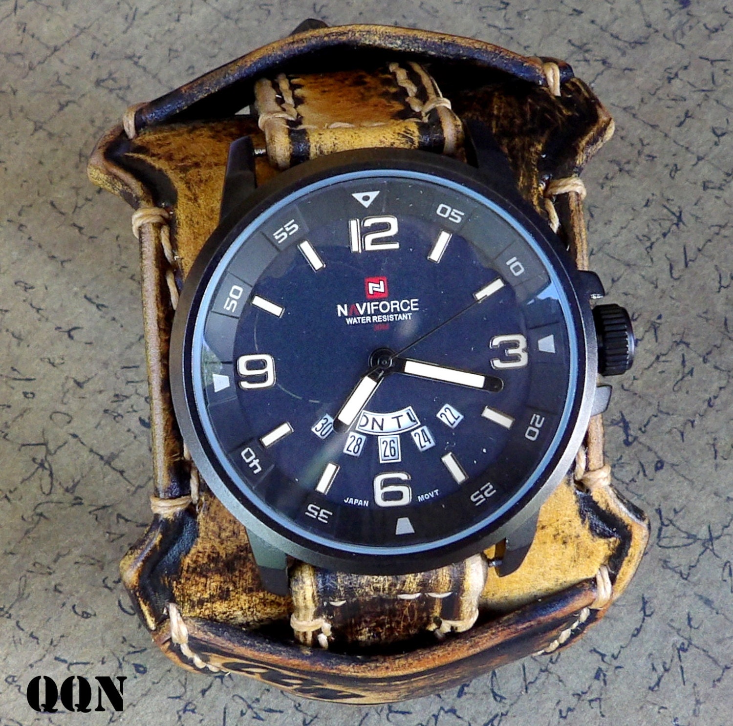 Leather Cuff Watch Cuff Men's Leather Watch Vintage