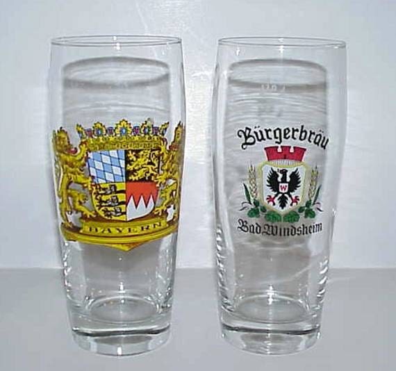willi becher beer glass