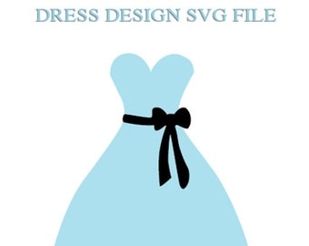 Download Wedding dress svg | Etsy