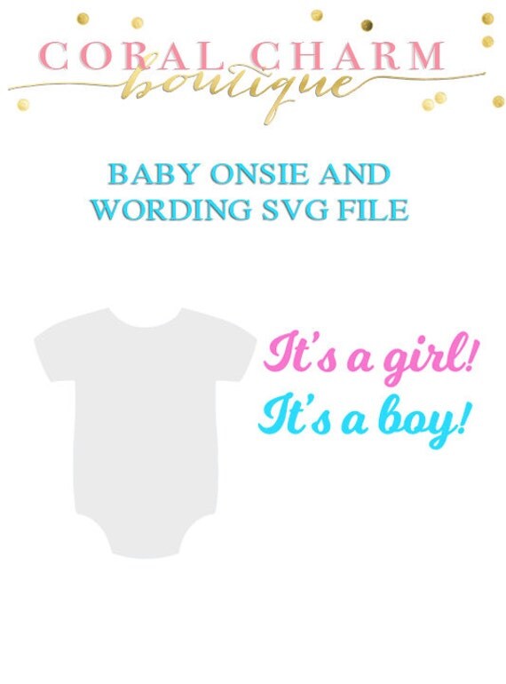 Download Baby Onesie with Word Graphics SVG File