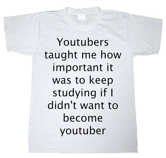 tee shirt youtuber