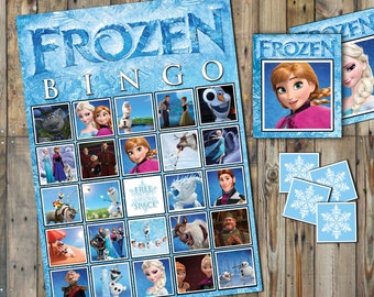 disney frozen bingo