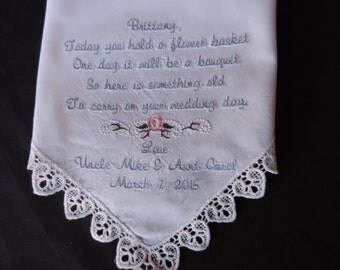 Flower Girl Handkerchief