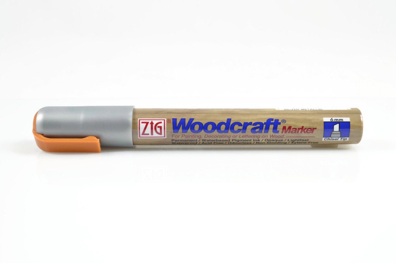 SILVER WOOD MARKER Zig Silver WoodCraft Fine Paint Marker