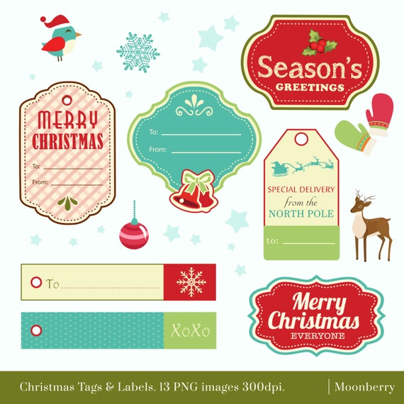 clipart for address labels for christmas - photo #45
