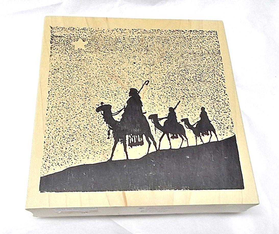 Religious Wise Men rubber stamp Christian Christmas Holidays
